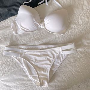 Target Two Piece White Bikini